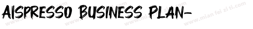 AIspresso Business Plan字体转换